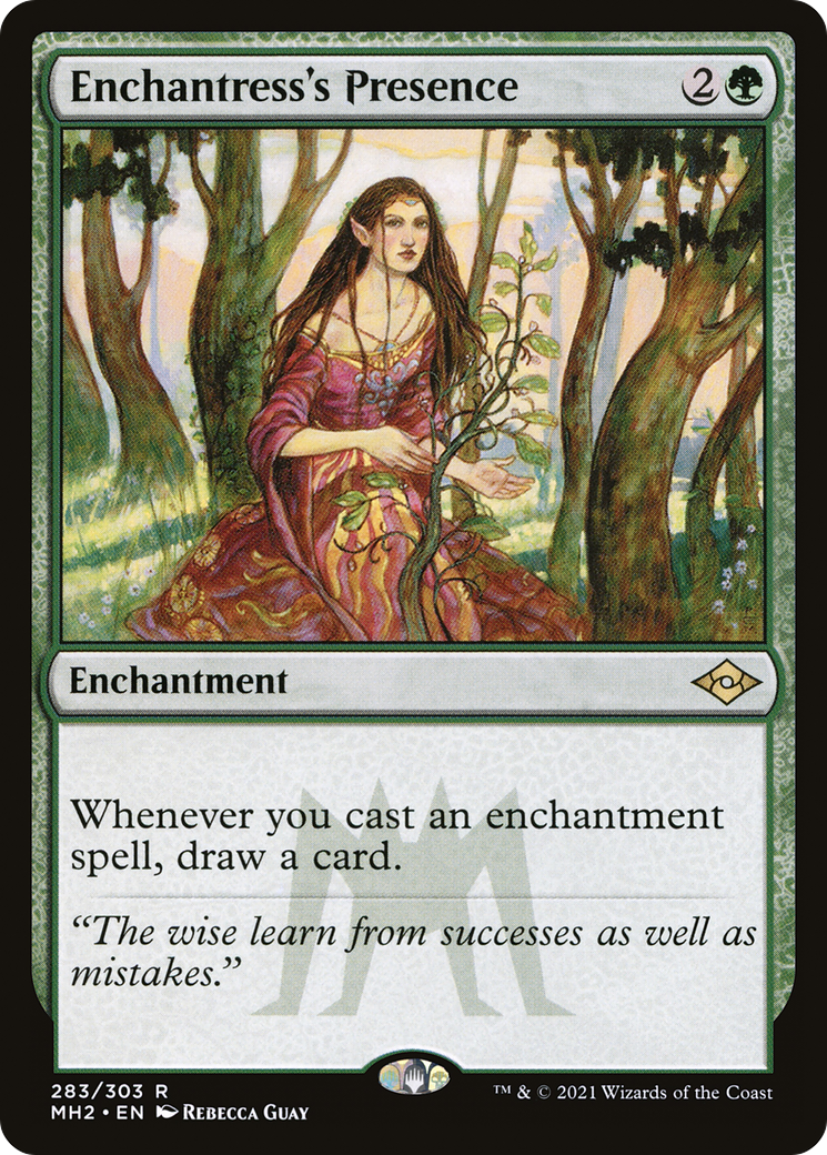 Enchantress's Presence (MH2-283) - Modern Horizons 2 Etched Foil | Grognard Games