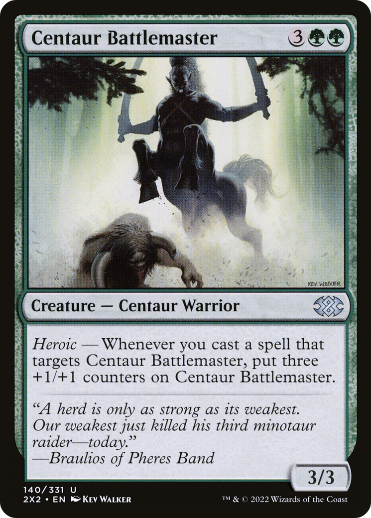 Centaur Battlemaster [Double Masters 2022] | Grognard Games