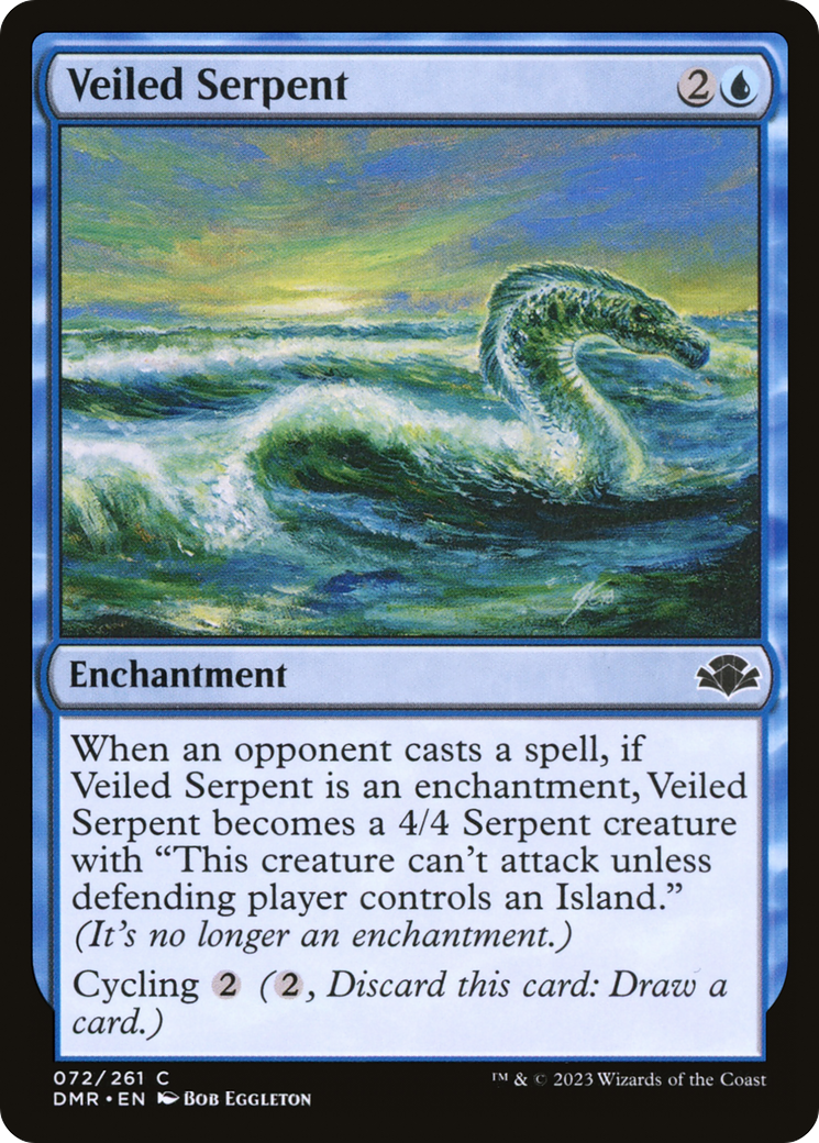 Veiled Serpent [Dominaria Remastered] | Grognard Games