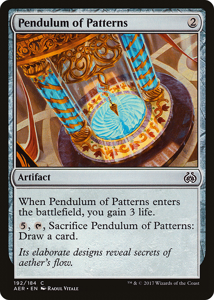Pendulum of Patterns (AER-192) - Aether Revolt Foil | Grognard Games
