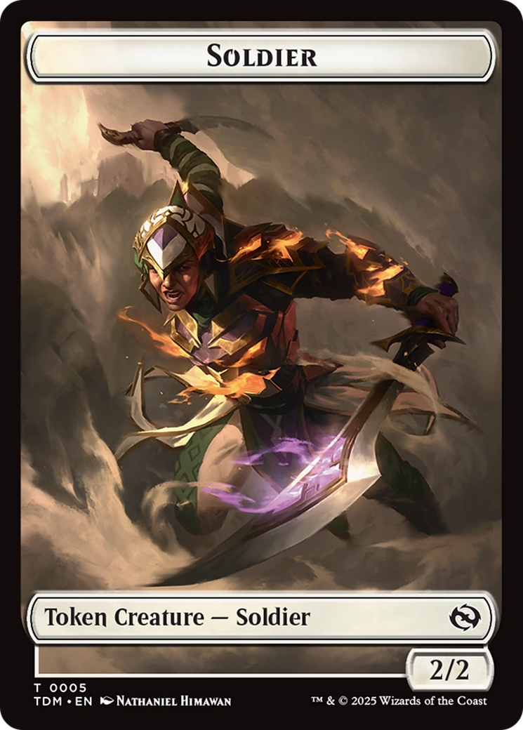 Goblin // Solider (0004) Double-Sided Token [Tarkir: Dragonstorm Commander Tokens] | Grognard Games
