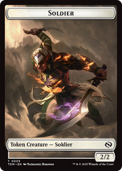 Goblin // Solider (0004) Double-Sided Token [Tarkir: Dragonstorm Commander Tokens] | Grognard Games