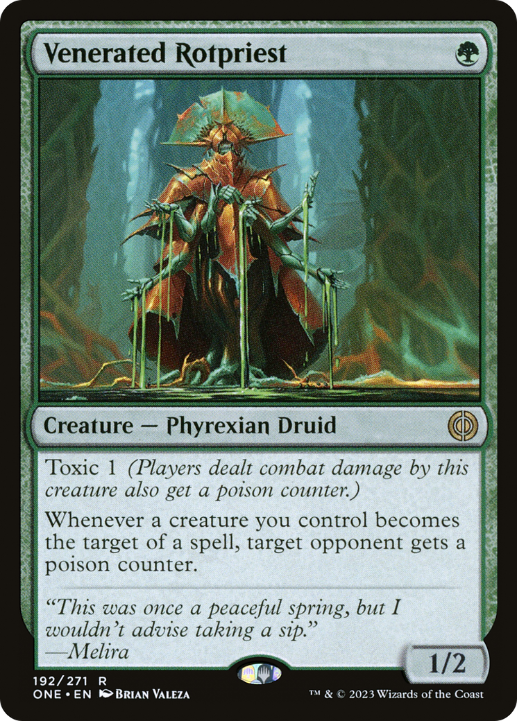 Venerated Rotpriest [Phyrexia: All Will Be One] | Grognard Games