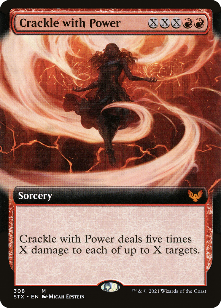 Crackle with Power (Extended) [Strixhaven: School of Mages] | Grognard Games