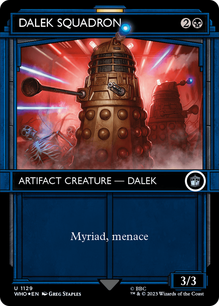 Dalek Squadron (Showcase) (Surge Foil) [Doctor Who] | Grognard Games