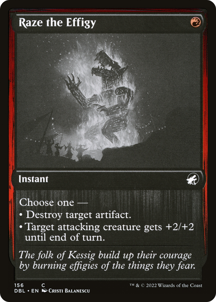 Raze the Effigy [Innistrad: Double Feature] | Grognard Games