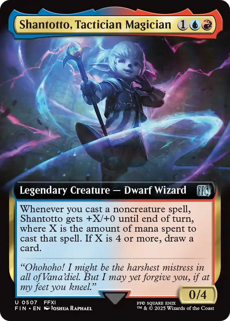 Shantotto, Tactician Magician (Extended Art) (FIN-507) - FINAL FANTASY Foil | Grognard Games