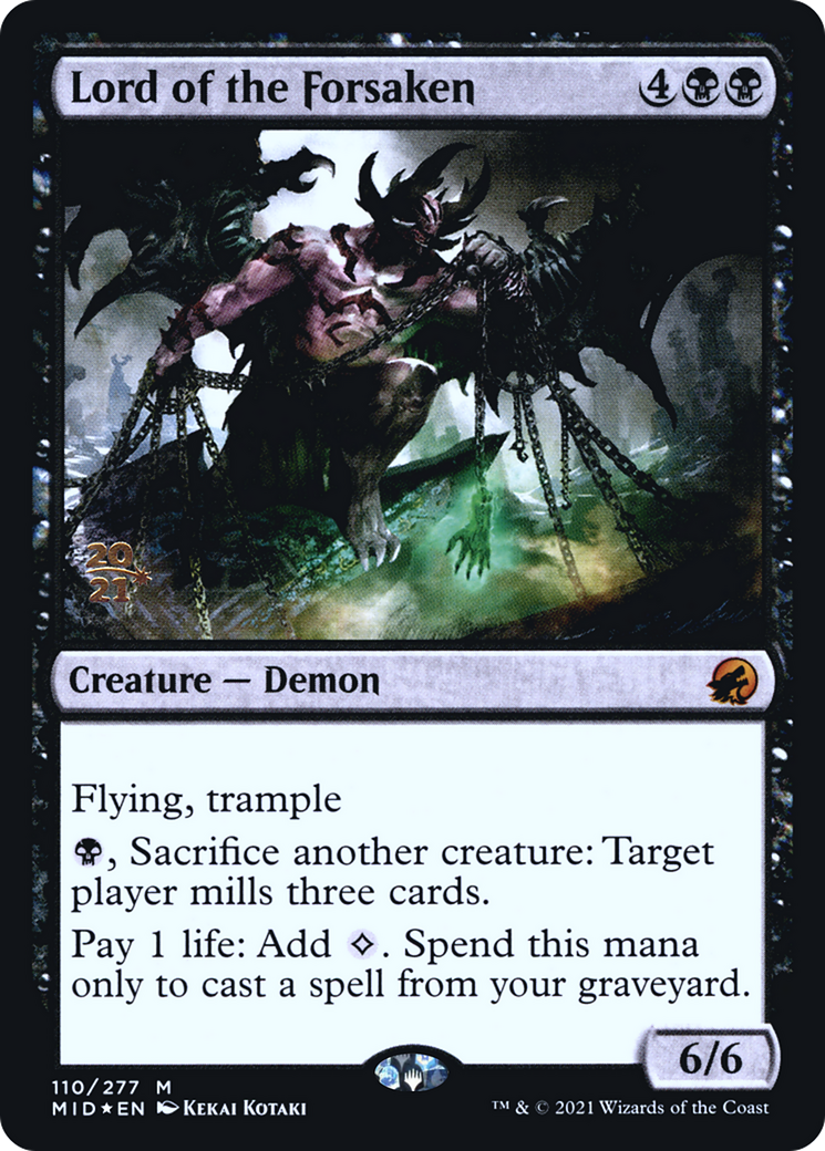 Lord of the Forsaken [Innistrad: Midnight Hunt Prerelease Promos] | Grognard Games