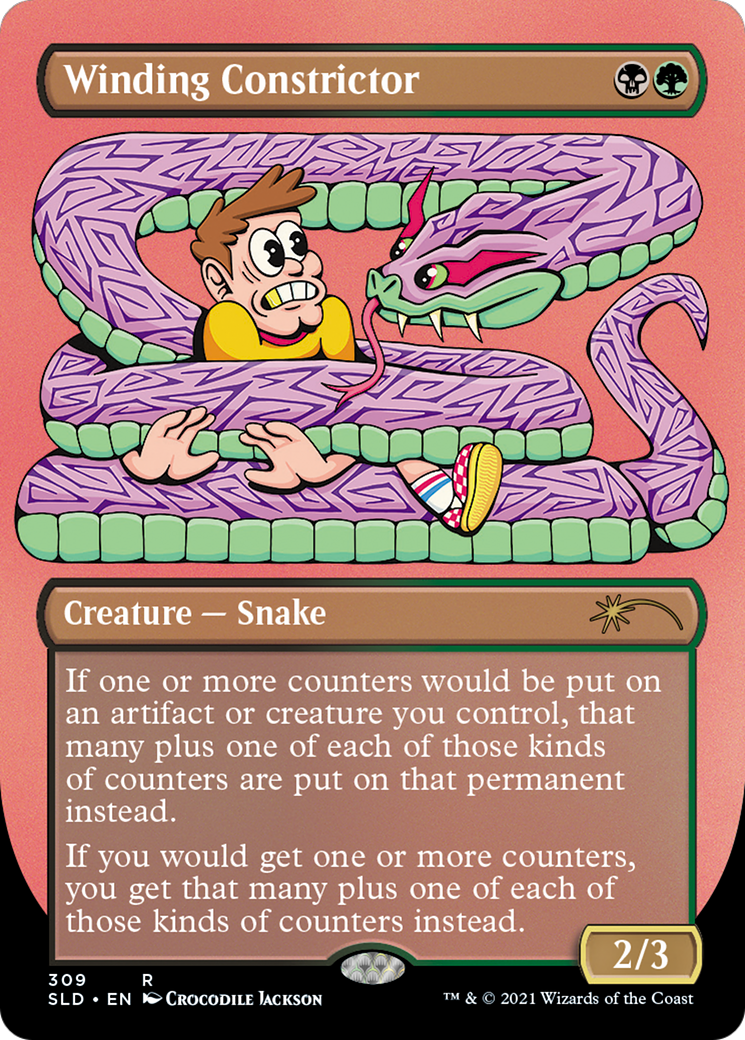 Winding Constrictor (Borderless) [Secret Lair Drop Series] | Grognard Games