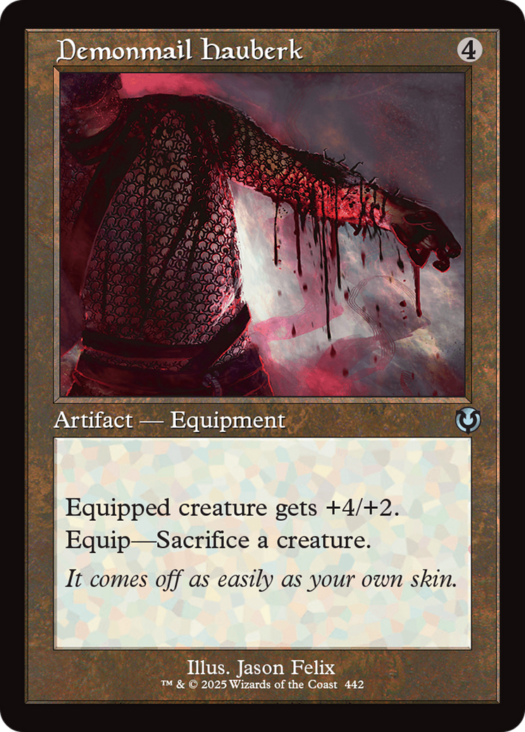 Demonmail Hauberk (Retro Frame) [Innistrad Remastered] | Grognard Games