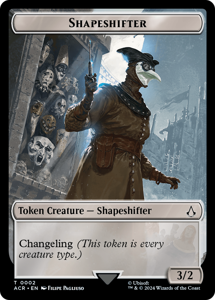 Shapeshifter Token (ACR-002) - Assassin's Creed Tokens | Grognard Games