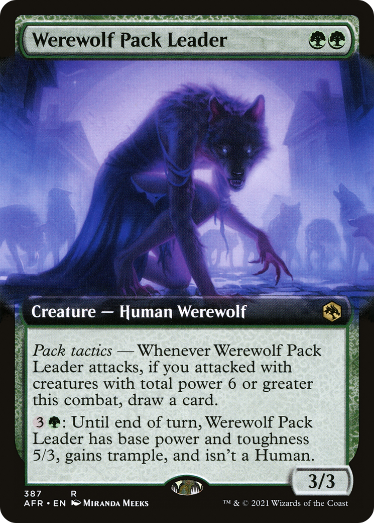 Werewolf Pack Leader (Extended) [Dungeons & Dragons: Adventures in the Forgotten Realms] | Grognard Games