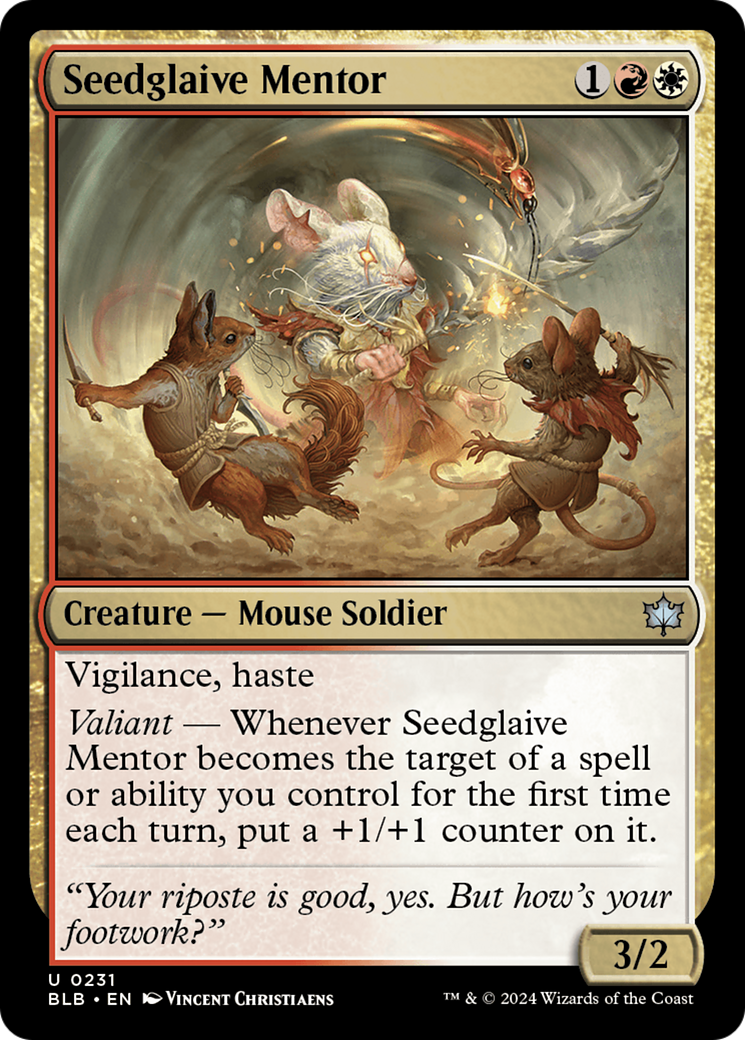 Seedglaive Mentor [Bloomburrow] | Grognard Games