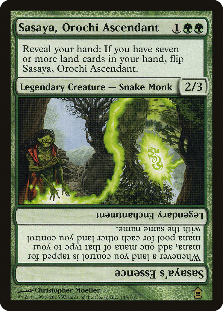 Sasaya, Orochi Ascendant // Sasaya's Essence [Saviors of Kamigawa] | Grognard Games