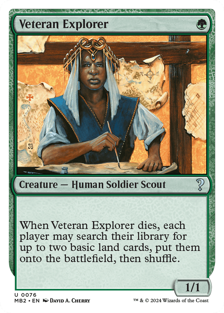 Veteran Explorer (White Border) [Mystery Booster 2] | Grognard Games