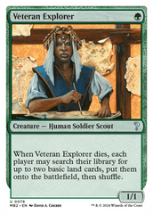 Veteran Explorer (White Border) [Mystery Booster 2] | Grognard Games