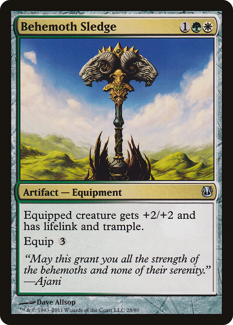Behemoth Sledge [Duel Decks: Ajani vs. Nicol Bolas] | Grognard Games