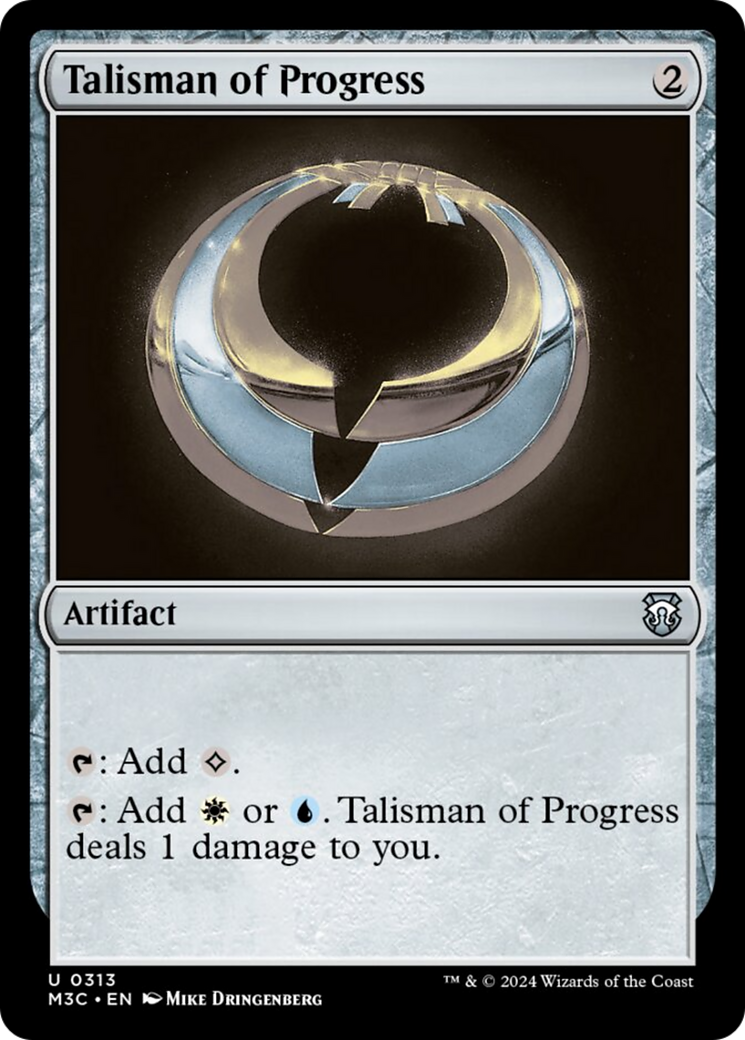 Talisman of Progress (Ripple Foil) [Modern Horizons 3 Commander] | Grognard Games