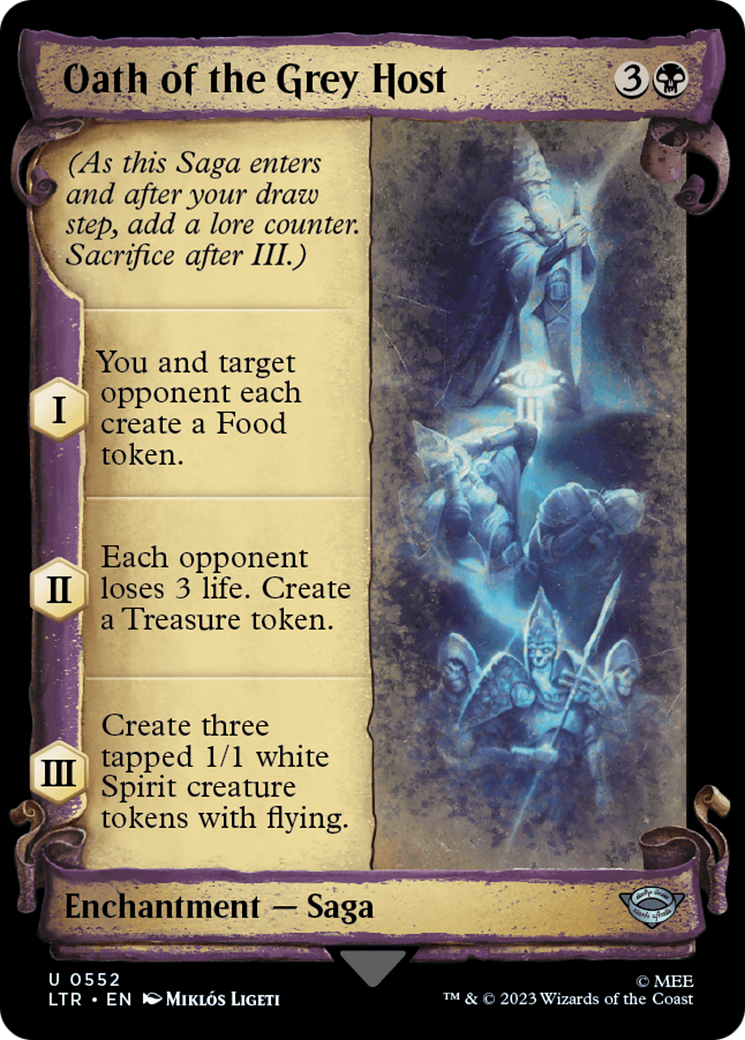 Oath of the Grey Host [The Lord of the Rings: Tales of Middle-Earth Showcase Scrolls] | Grognard Games