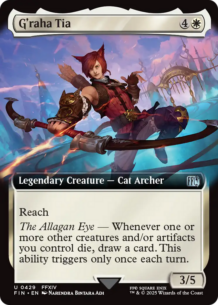 G'raha Tia (Extended Art) (FIN-429) - FINAL FANTASY Foil | Grognard Games