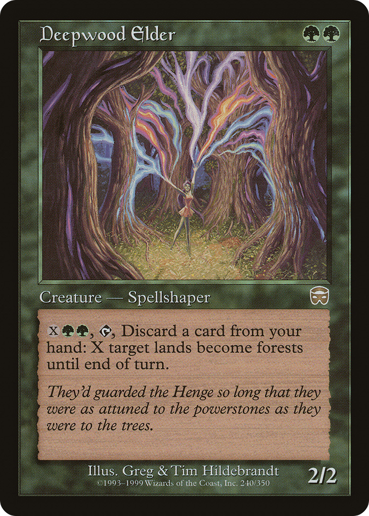 Deepwood Elder (MMQ-240) - Mercadian Masques Foil | Grognard Games