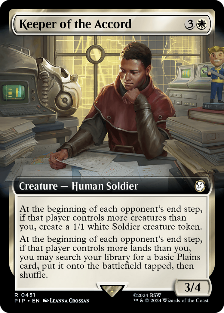 Keeper of the Accord (Extended Art) [Fallout] | Grognard Games