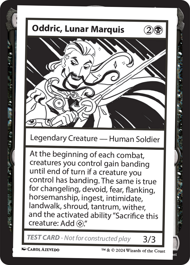 Oddric, Lunar Marquis [Mystery Booster 2 Playtest Cards] | Grognard Games