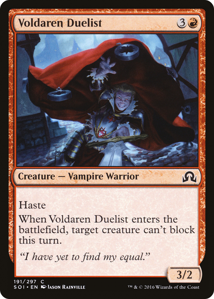 Voldaren Duelist [Shadows over Innistrad] | Grognard Games