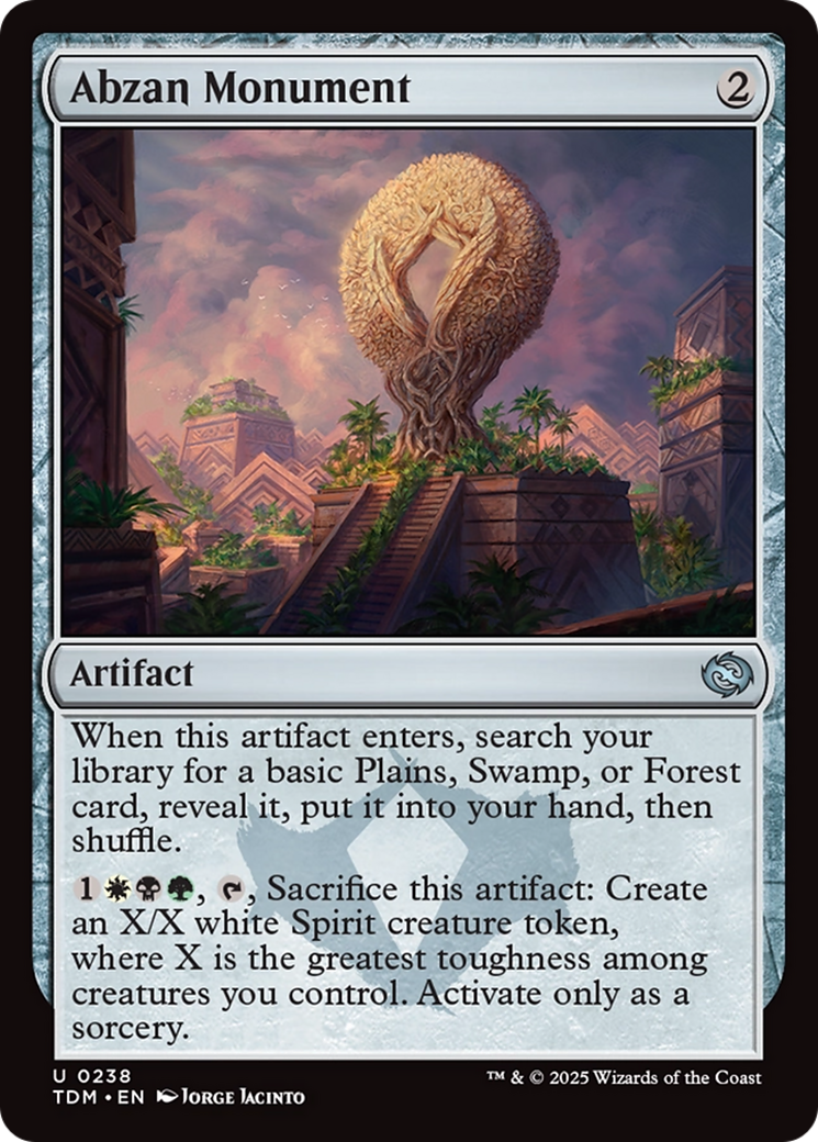 Abzan Monument [Tarkir: Dragonstorm] | Grognard Games