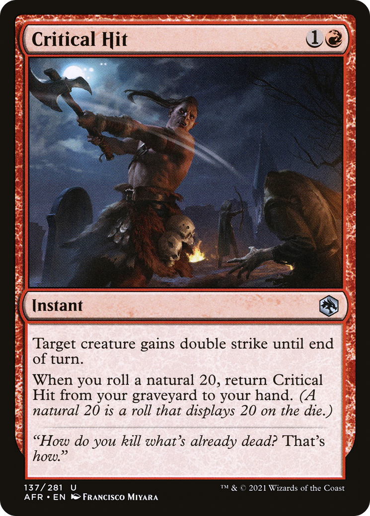 Critical Hit [Dungeons & Dragons: Adventures in the Forgotten Realms] | Grognard Games