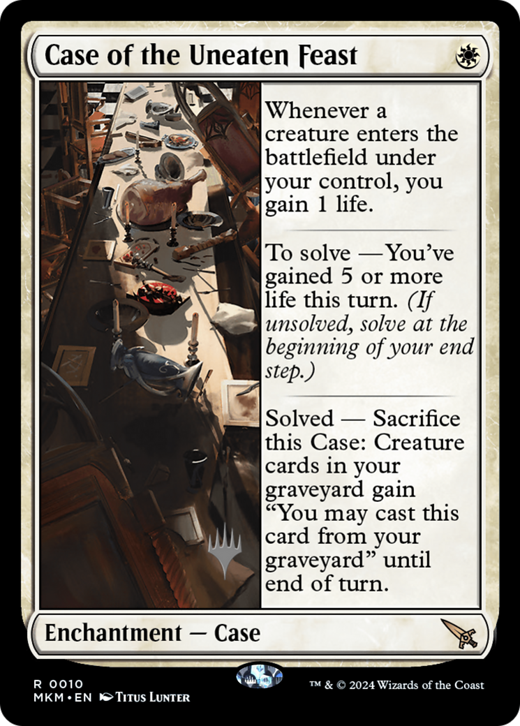 Case of the Uneaten Feast (Promo Pack) [Murders at Karlov Manor Promos] | Grognard Games