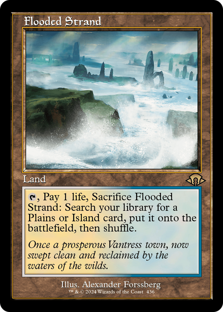 Flooded Strand (Retro) [Modern Horizons 3] | Grognard Games