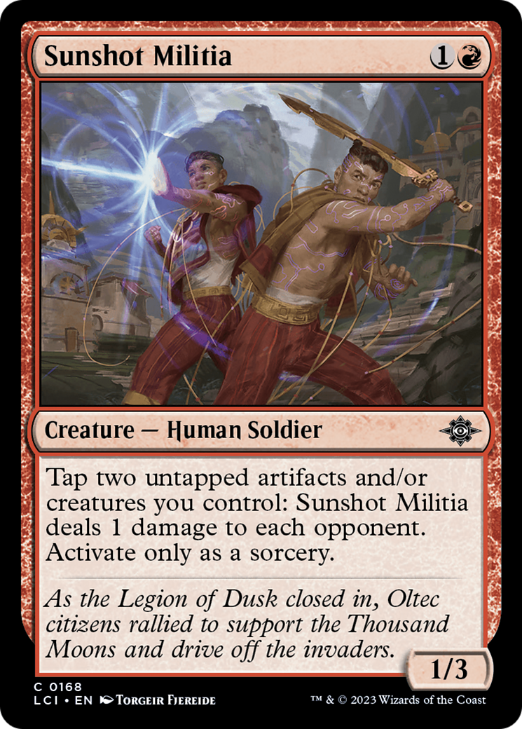 Sunshot Militia [The Lost Caverns of Ixalan] | Grognard Games