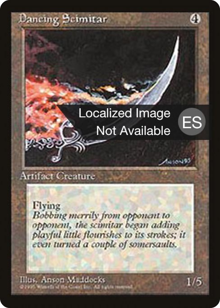 Dancing Scimitar [Fourth Edition (Foreign Black Border)] | Grognard Games