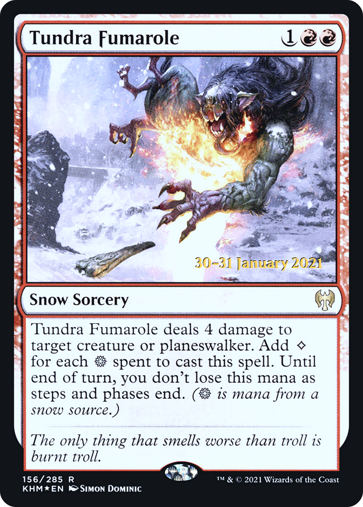 Tundra Fumarole [Kaldheim Prerelease Promos] | Grognard Games