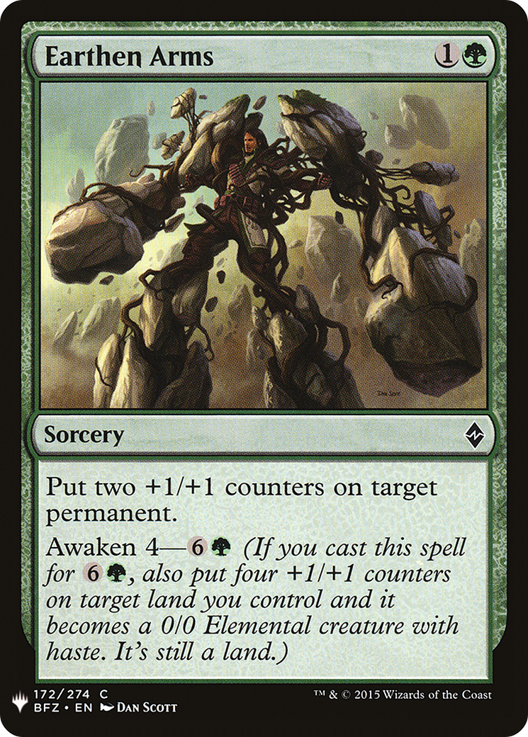 Earthen Arms [Mystery Booster] | Grognard Games