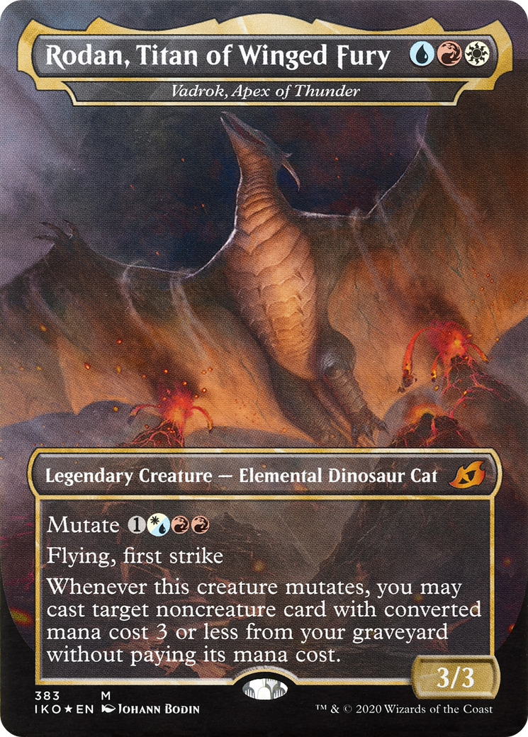 Vadrok, Apex of Thunder - Rodan, Titan of Winged Fury (Godzilla Series) [Ikoria: Lair of Behemoths] | Grognard Games