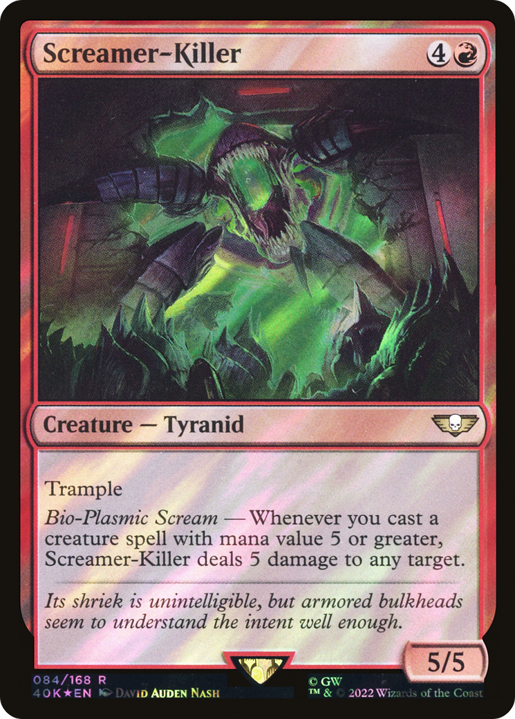 Screamer-Killer (Surge Foil) [Universes Beyond: Warhammer 40,000] | Grognard Games