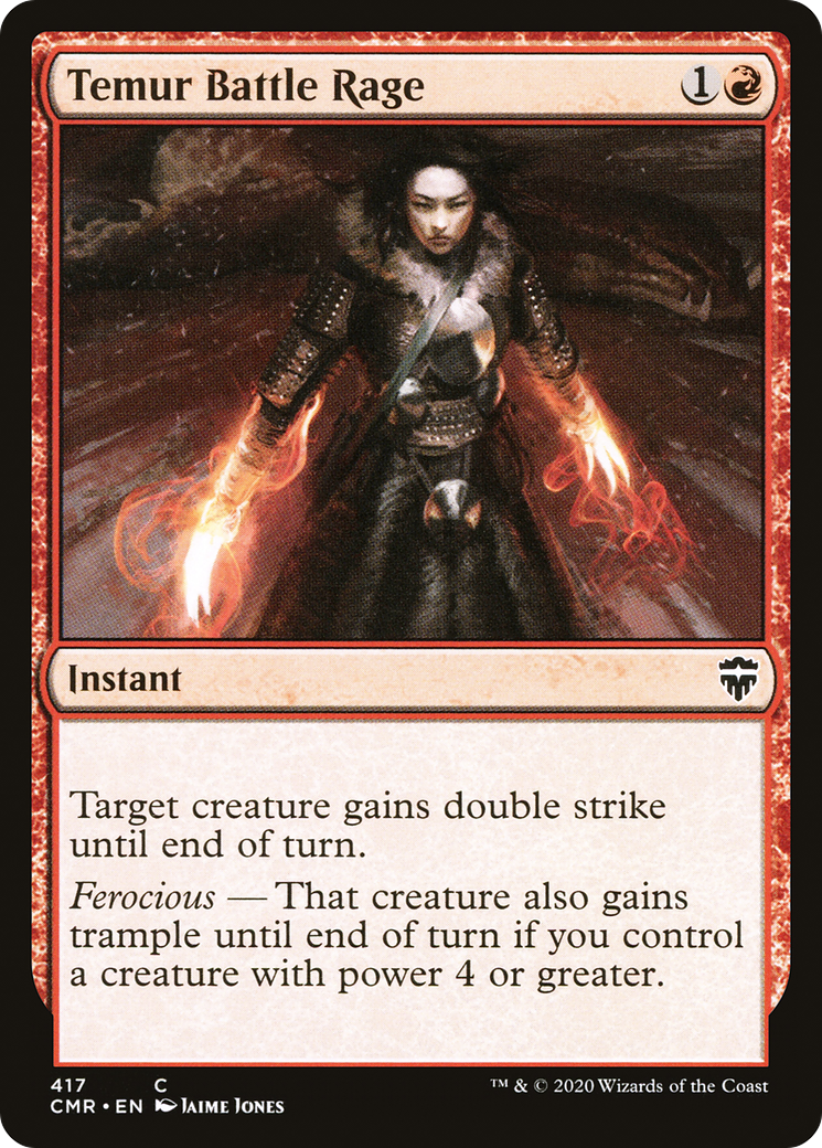 Temur Battle Rage [Commander Legends] | Grognard Games