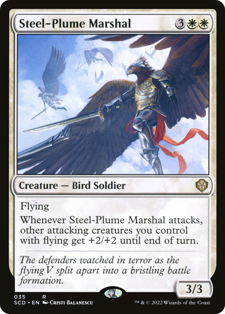 Steel-Plume Marshal [Starter Commander Decks] | Grognard Games