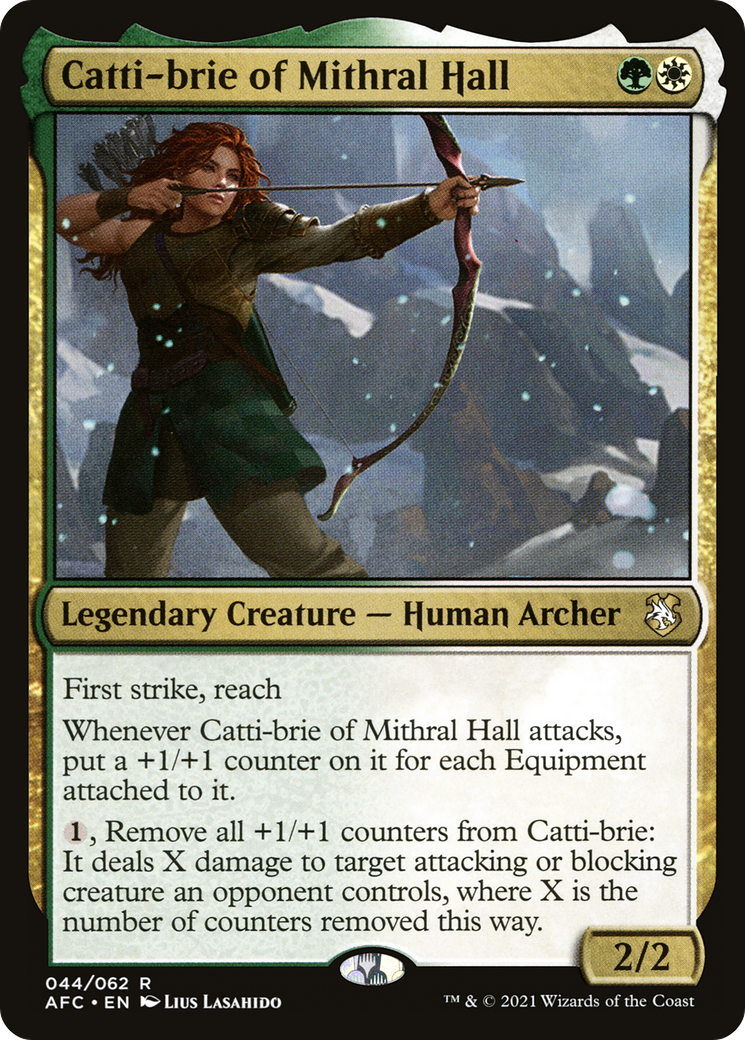 Catti-brie of Mithral Hall [Dungeons & Dragons: Adventures in the Forgotten Realms Commander] | Grognard Games