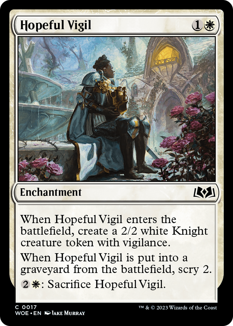 Hopeful Vigil [Wilds of Eldraine] | Grognard Games