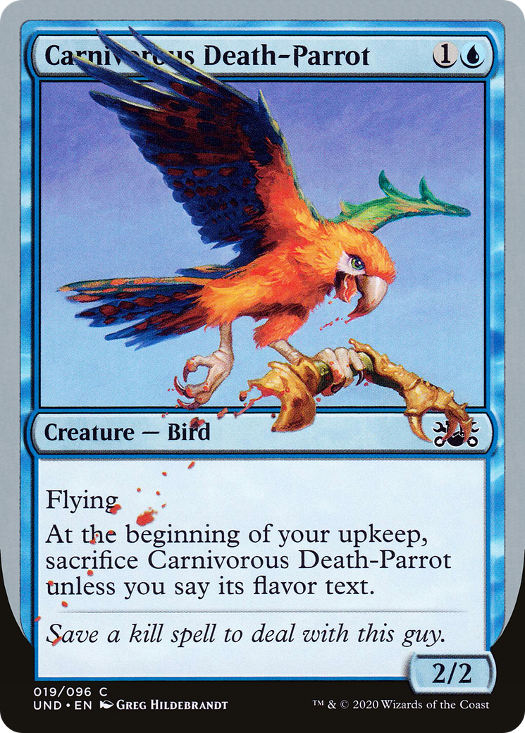 Carnivorous Death-Parrot [Unsanctioned] | Grognard Games