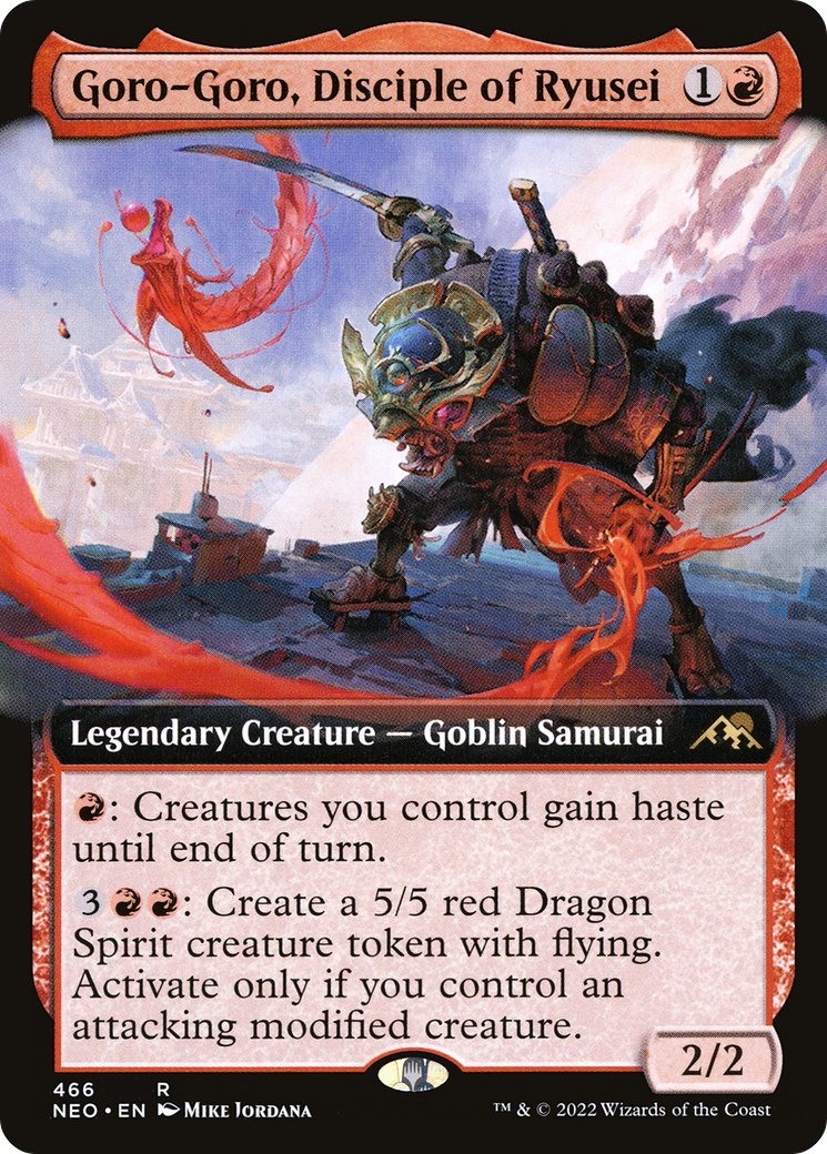 Goro-Goro, Disciple of Ryusei (Extended Art) [Kamigawa: Neon Dynasty] | Grognard Games