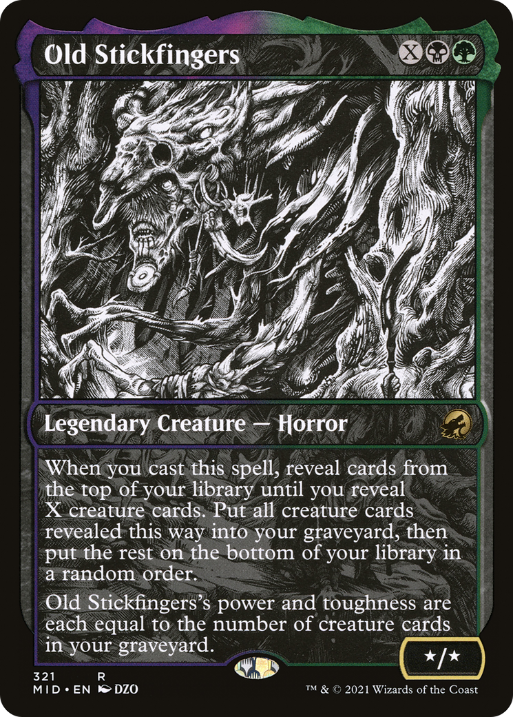 Old Stickfingers (Showcase Eternal Night) [Innistrad: Midnight Hunt] | Grognard Games