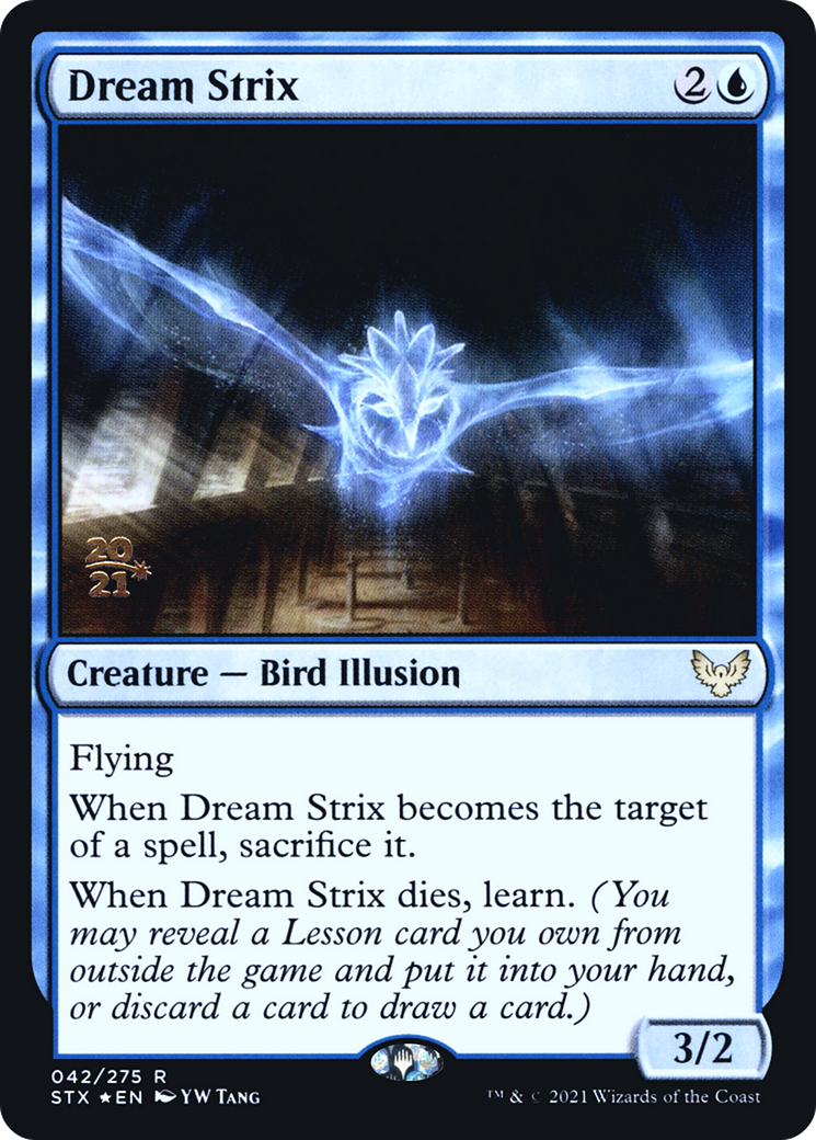 Dream Strix [Strixhaven: School of Mages Prerelease Promos] | Grognard Games