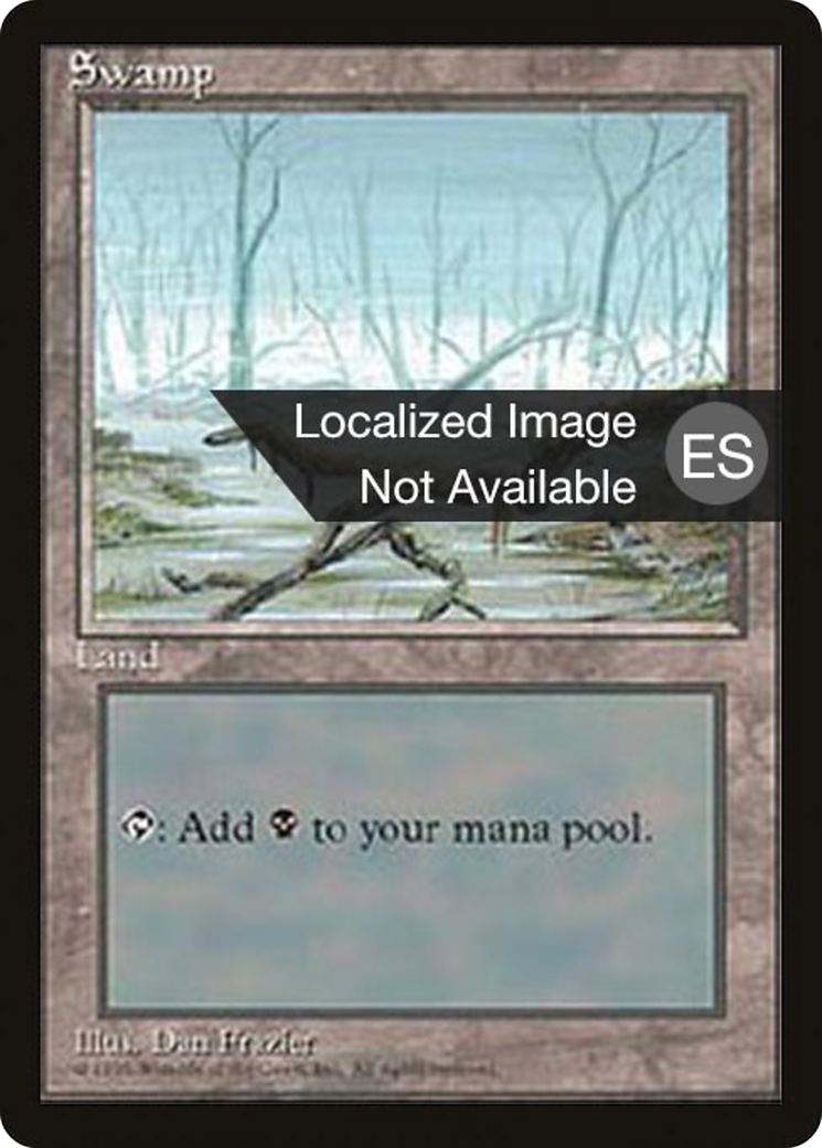 Swamp (A) [Fourth Edition (Foreign Black Border)] | Grognard Games
