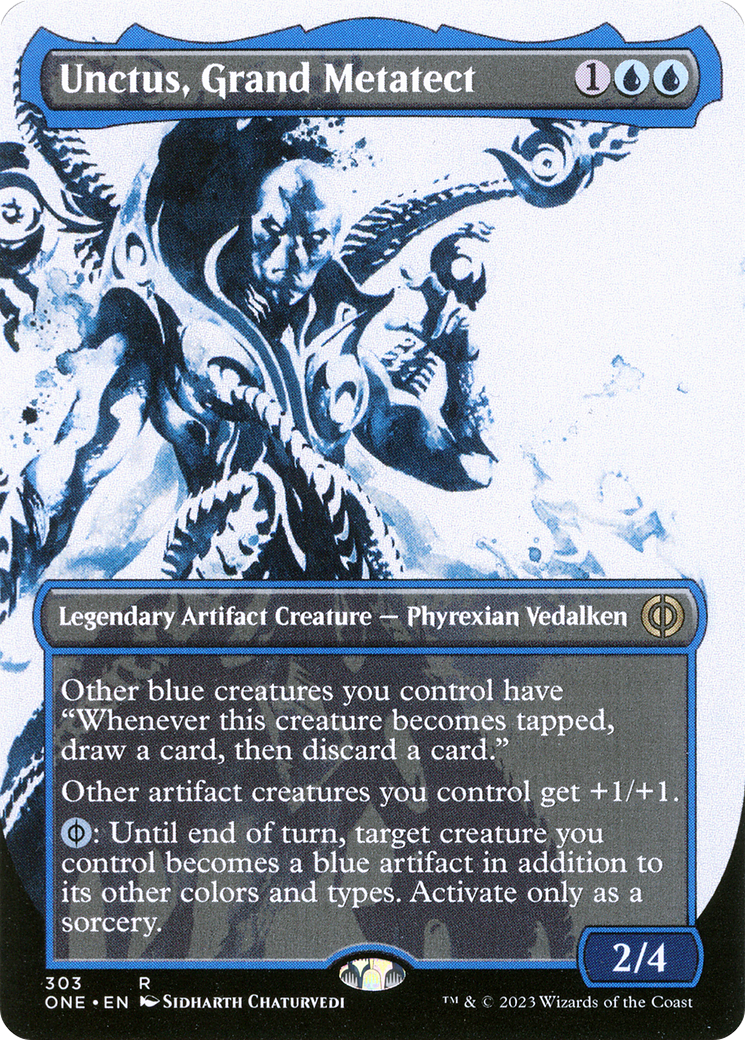Unctus, Grand Metatect (Borderless Ichor) [Phyrexia: All Will Be One] | Grognard Games