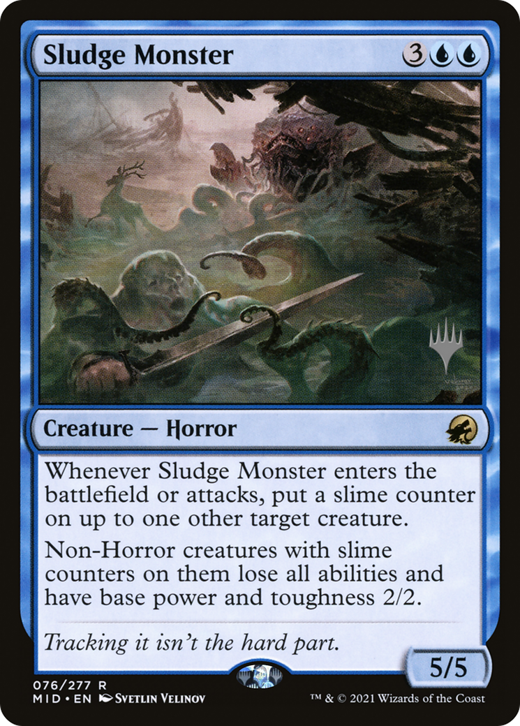 Sludge Monster (Promo Pack) [Innistrad: Midnight Hunt Promos] | Grognard Games