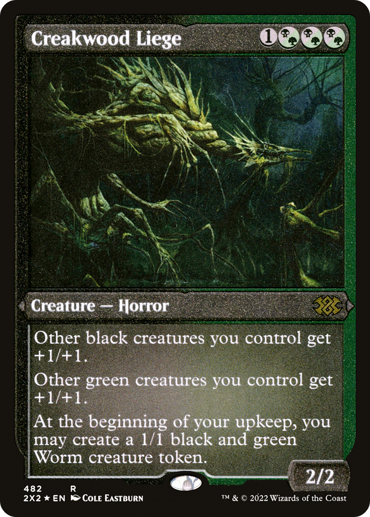 Creakwood Liege (Foil Etched) (2X2-482) - Double Masters 2022 Foil | Grognard Games